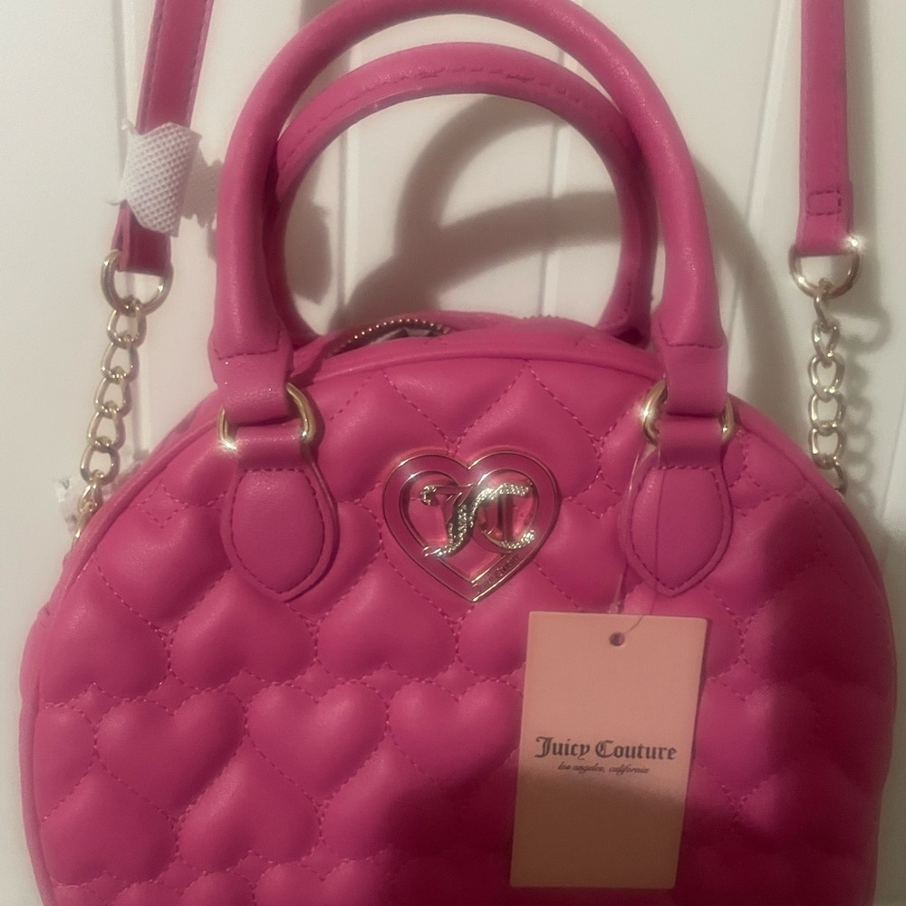 Juicy Couture Pink Heart Satchel
